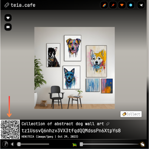 Teia Cafe QR Example